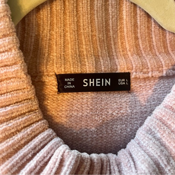 [NEW!] Mock neck chenille two tone sweater ❤️🩷 - Picture 7 of 7